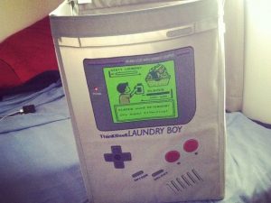 Game Boy Laundry Hamper 1