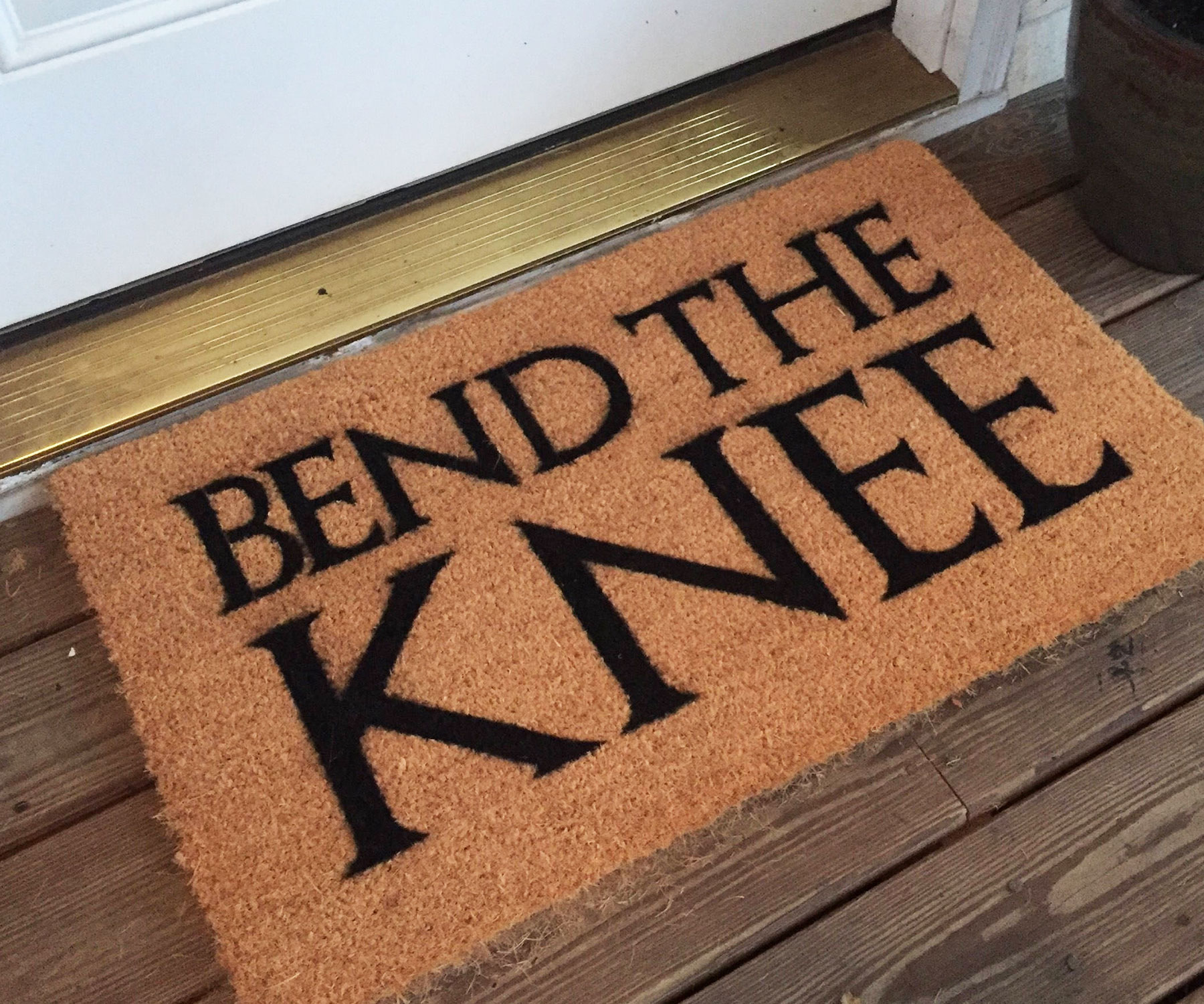 Game Of Thrones Bend The Knee Doormat