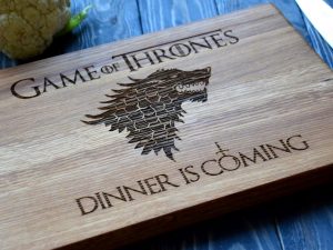 Game Of Thrones Cutting Board | Million Dollar Gift Ideas