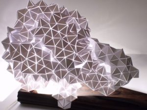 Geodesic Table Light Sculpture 1