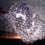 Geodesic Table Light Sculpture