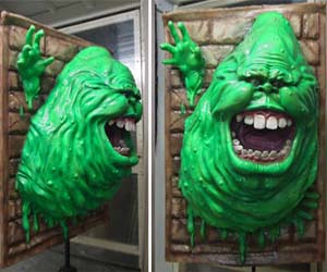 Ghostbusters Slimer Sculpture