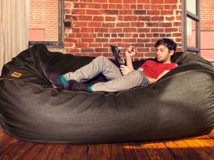 Giant Bean Bag Denim Sofa | Million Dollar Gift Ideas