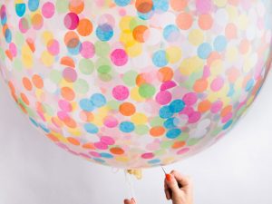 Giant Confetti Filled Balloon | Million Dollar Gift Ideas