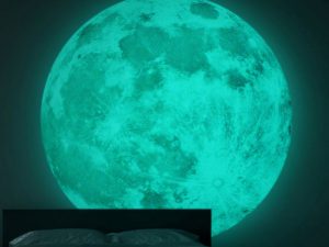Giant Glow In The Dark Moon Sticker | Million Dollar Gift Ideas