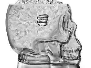 Glass Skull Ice Bucket | Million Dollar Gift Ideas