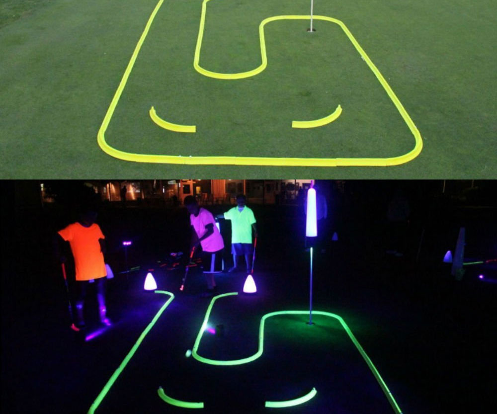 Glow In The Dark Mini Golf Kit 2