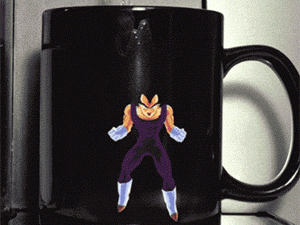 Goku & Vegeta Heat Reactive Coffee Mugs | Million Dollar Gift Ideas