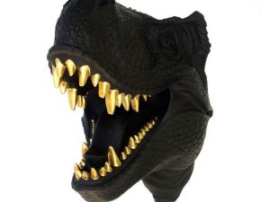Gold Teeth T-Rex Bust | Million Dollar Gift Ideas