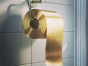 Gold Toilet Paper | Million Dollar Gift Ideas