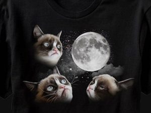 Grumpy Cat Three Moon Shirt | Million Dollar Gift Ideas