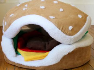 Hamburger Pet Bed 1