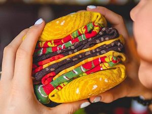 Hamburger Socks | Million Dollar Gift Ideas