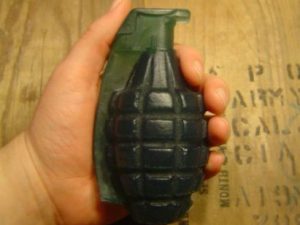 Hand Grenade Soap Bar | Million Dollar Gift Ideas