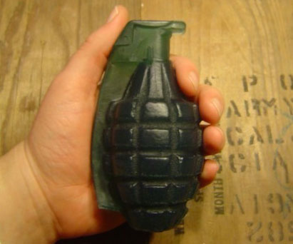 Hand Grenade Soap Bar