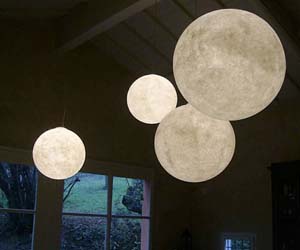 Hanging Moon Lamps