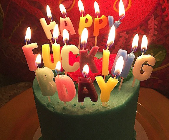 Happy Fucking Birthday Candles