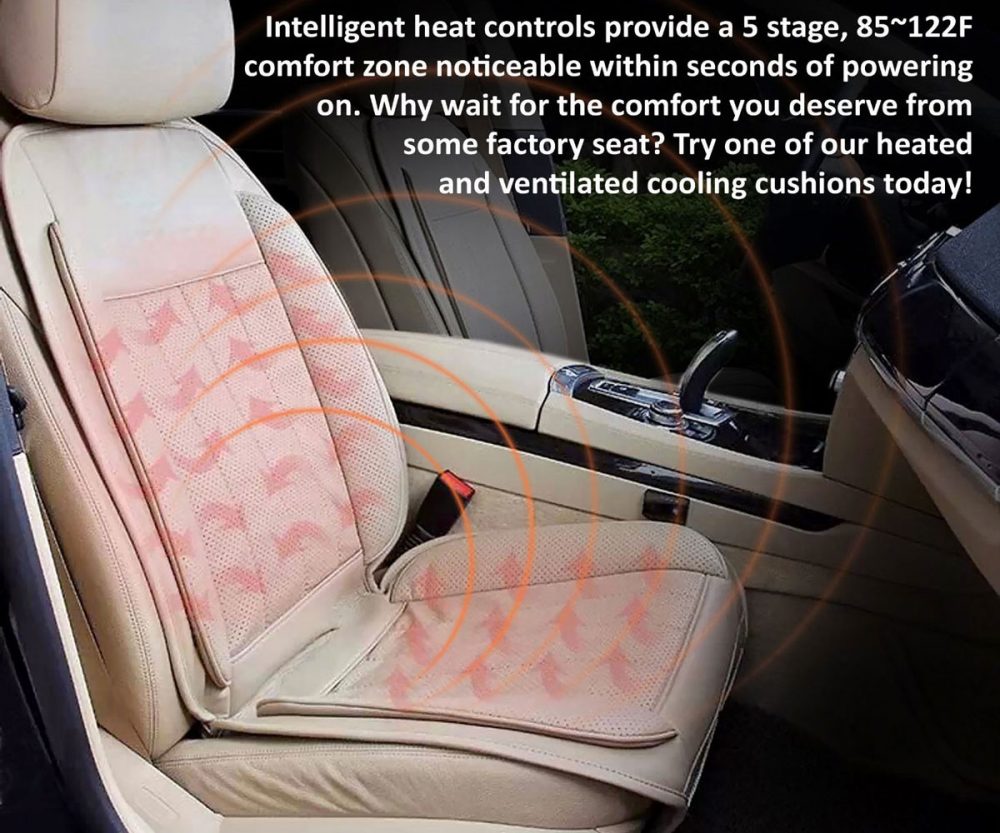 Heating And Cooling Car Seat Cushion 2