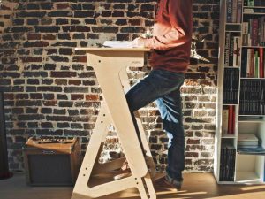 Height Adjustable Wood Standing Desk | Million Dollar Gift Ideas