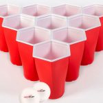 Hexagonal Shaped Beer Pong Cups