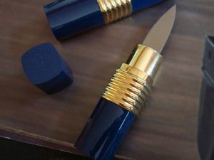 Hidden Lipstick Knife | Million Dollar Gift Ideas