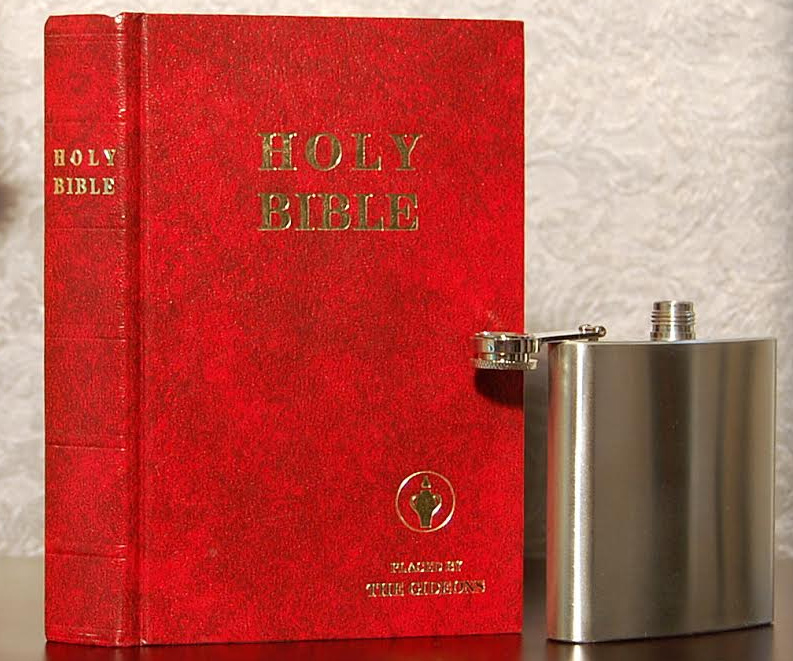 Hollow Bible Flask 2