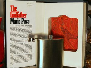Hollowed Out Book And Flask 1