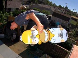 Homer Simpson Skateboard | Million Dollar Gift Ideas