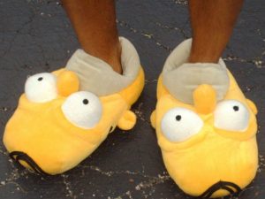 Homer Simpson Slippers | Million Dollar Gift Ideas
