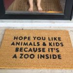 Hope You Like Kids And Animals Doormat