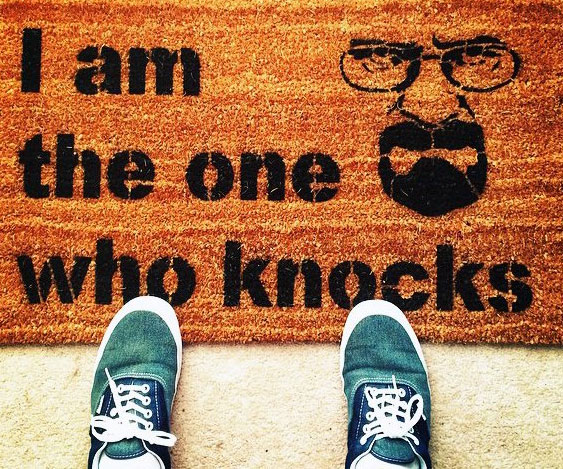 I Am The One Who Knocks Doormat