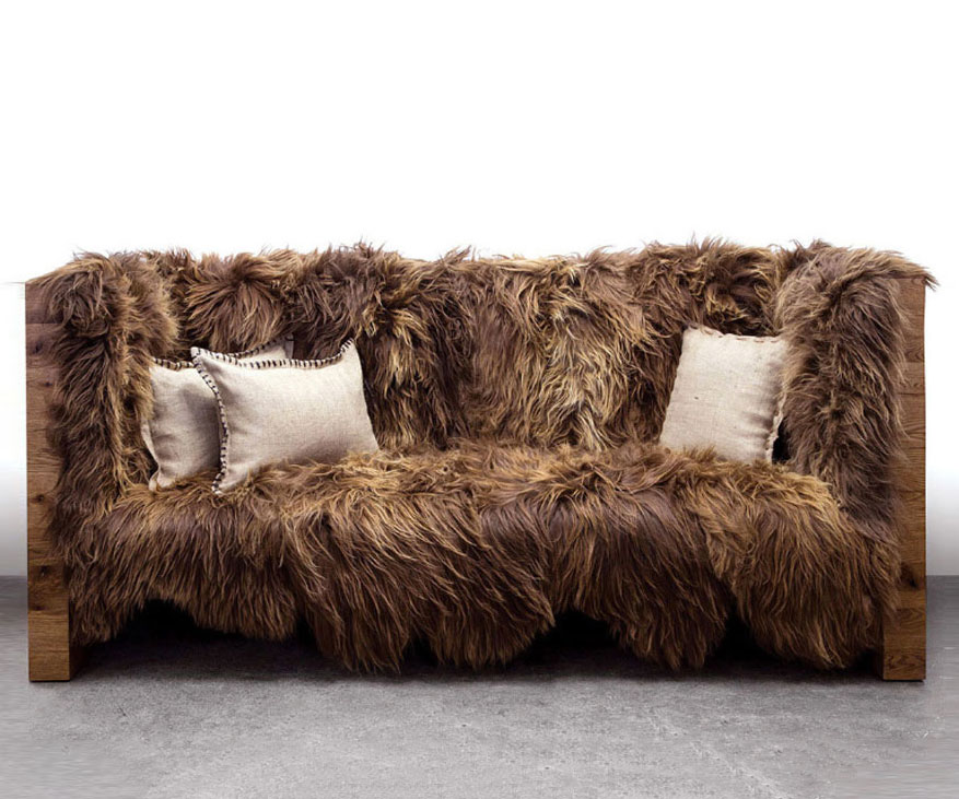 Icelandic Wool Chewbacca Sofa