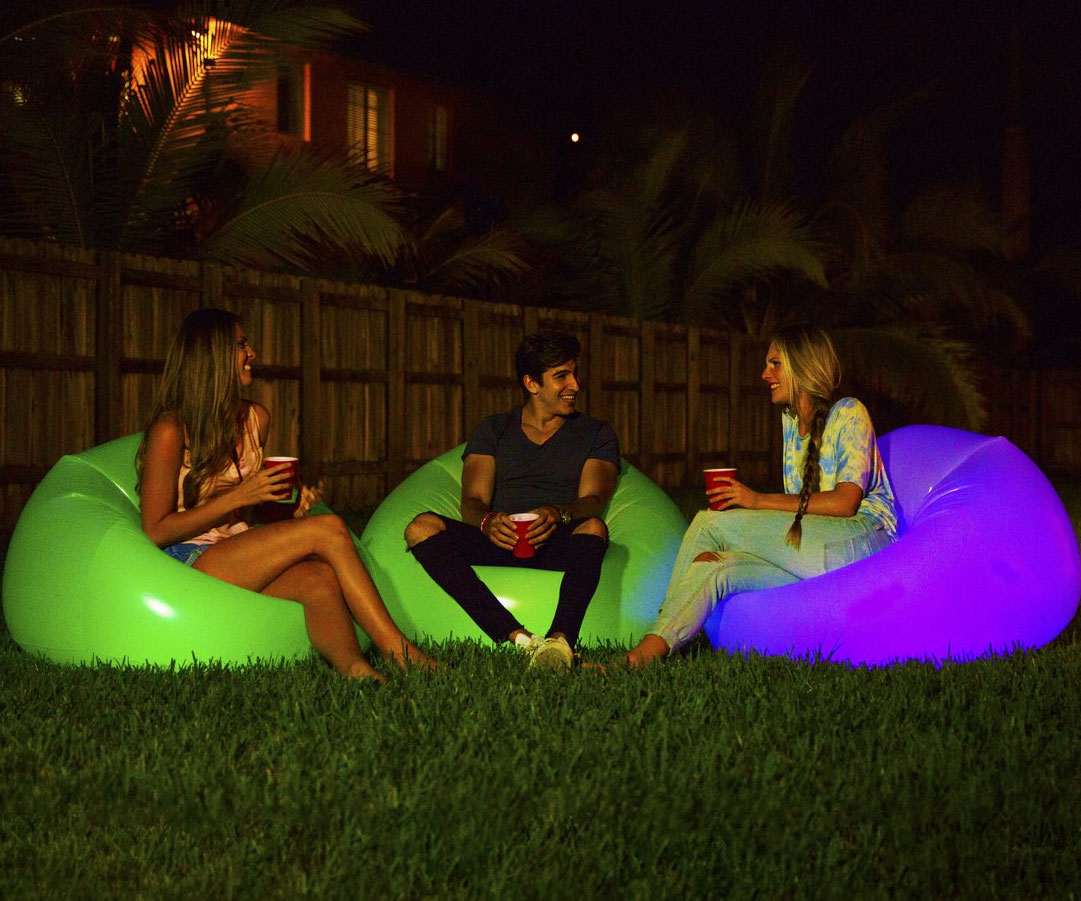 Illuminated Inflatable Chairs