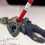 Impaled Zombie Pen Holder