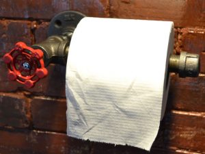 Industrial Pipe Toilet Paper Holder | Million Dollar Gift Ideas
