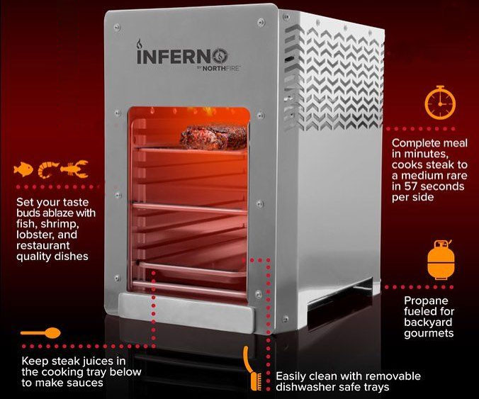 Inferno 1500 Degrees Infrared Grill 1