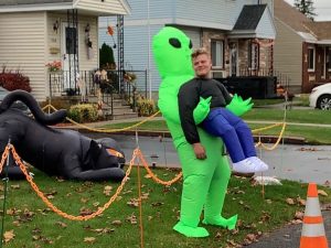 Inflatable Alien Costume 1