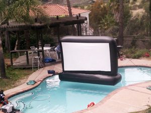 Inflatable Floating Movie Screen 1