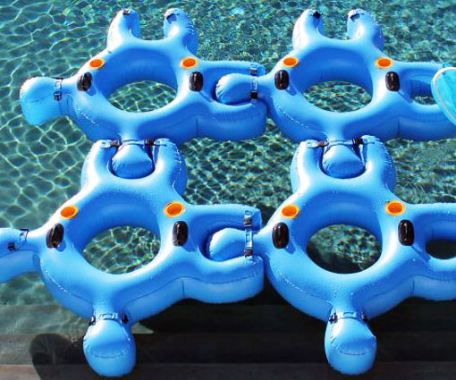 Inflatable Interlocking Tubes