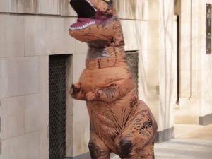 Inflatable T-Rex Costume | Million Dollar Gift Ideas