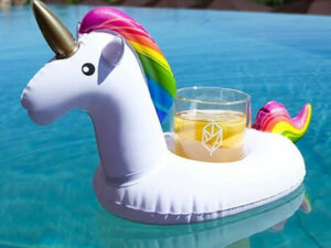 Inflatable Unicorn Drink Holder | Million Dollar Gift Ideas