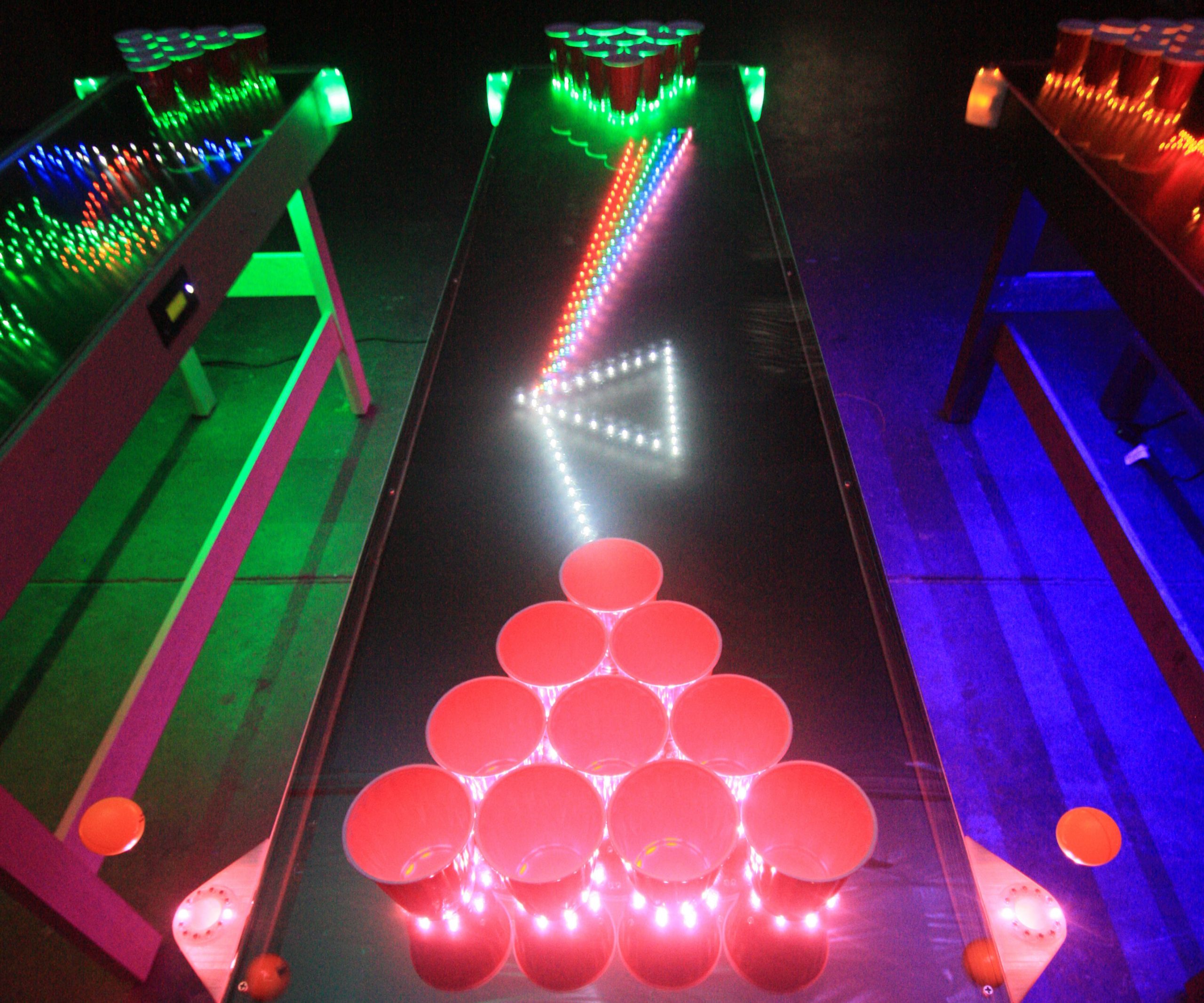 Interactive LED Beer Pong Table