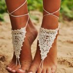 Ivory Barefoot Sandals 1