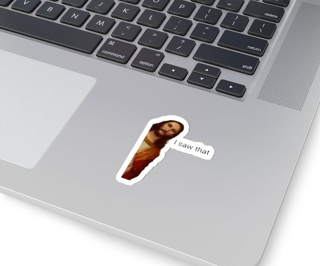 Jesus Is Watching Sticker 1