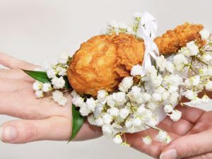 KFC Chicken Drumstick Corsage | Million Dollar Gift Ideas