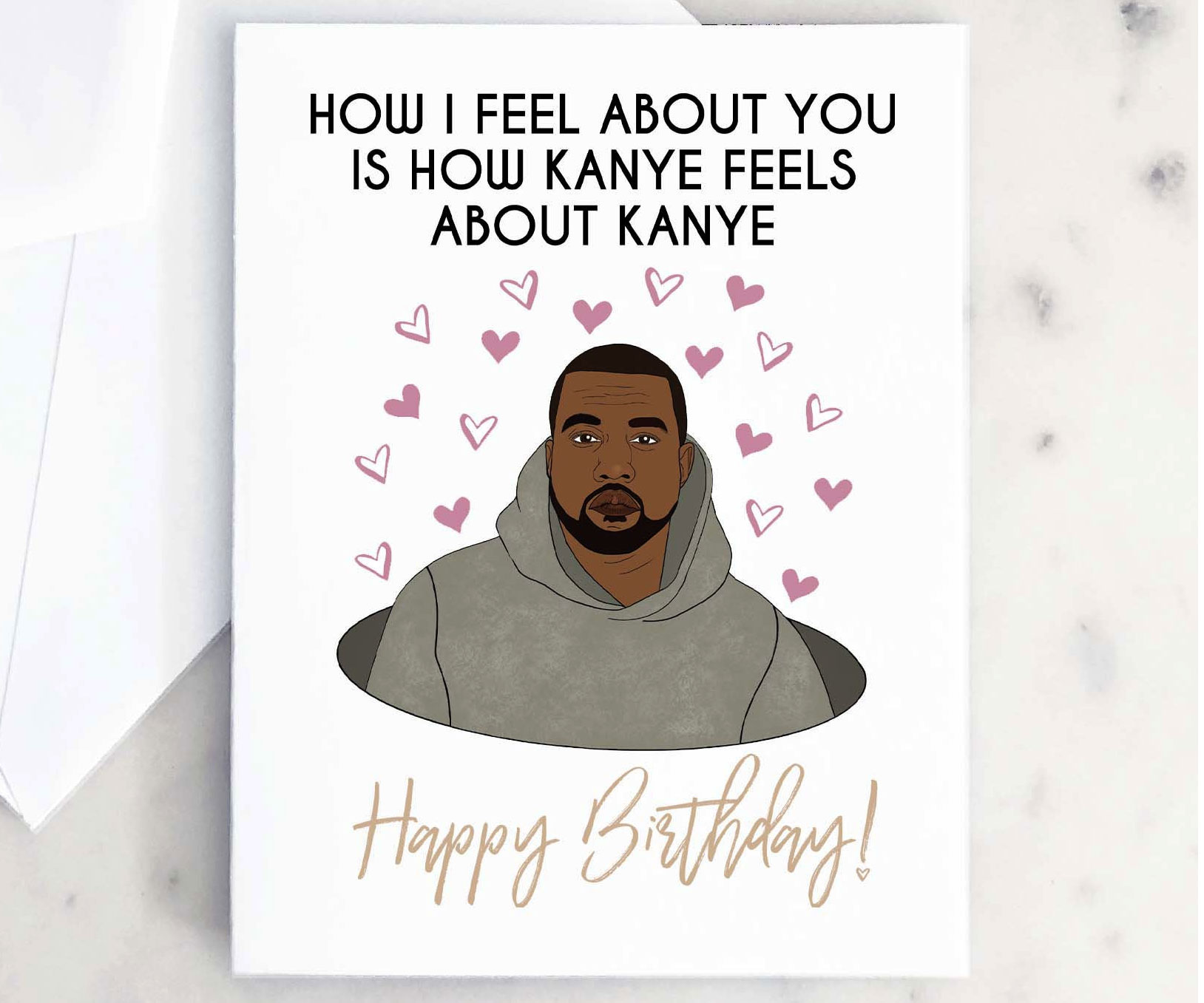 Kanye West Birthday Card
