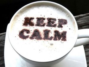 Keep Calm Coffee Stencil | Million Dollar Gift Ideas