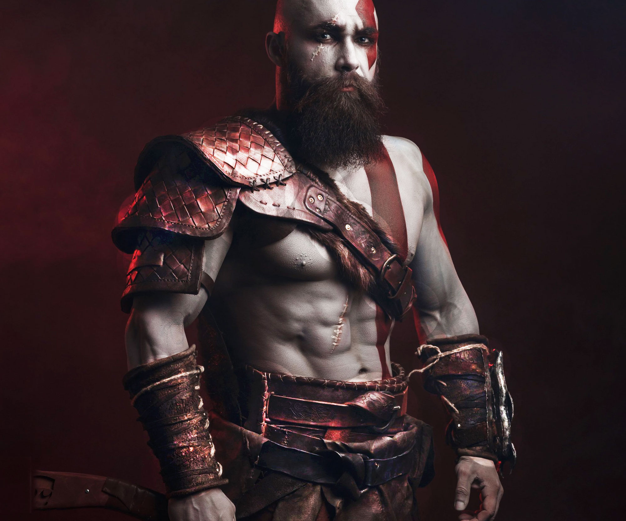 Kratos God Of War Cosplay Costume