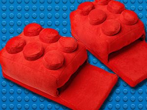 LEGO Brick Slippers | Million Dollar Gift Ideas