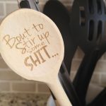 Laser Engraved Funny Wooden Spoons 1